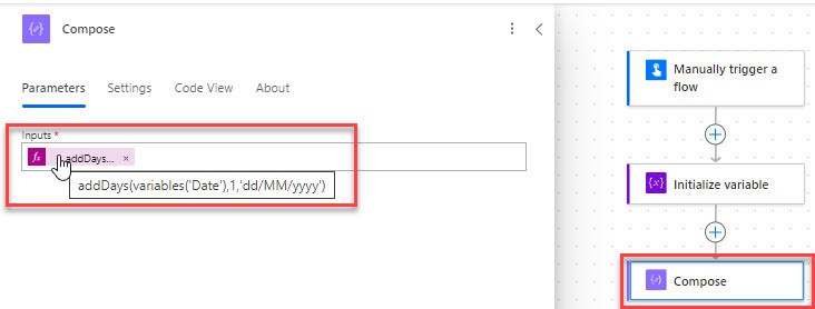 adddays Power Automate adddays Power Automate
