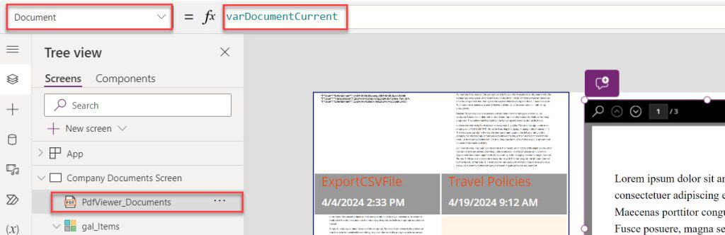 canvas app pdf viewer