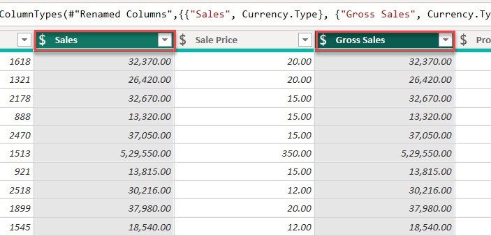Change Column Data Type Power Query Editor Power BI Change Column Data Type Power Query Editor Power BI
