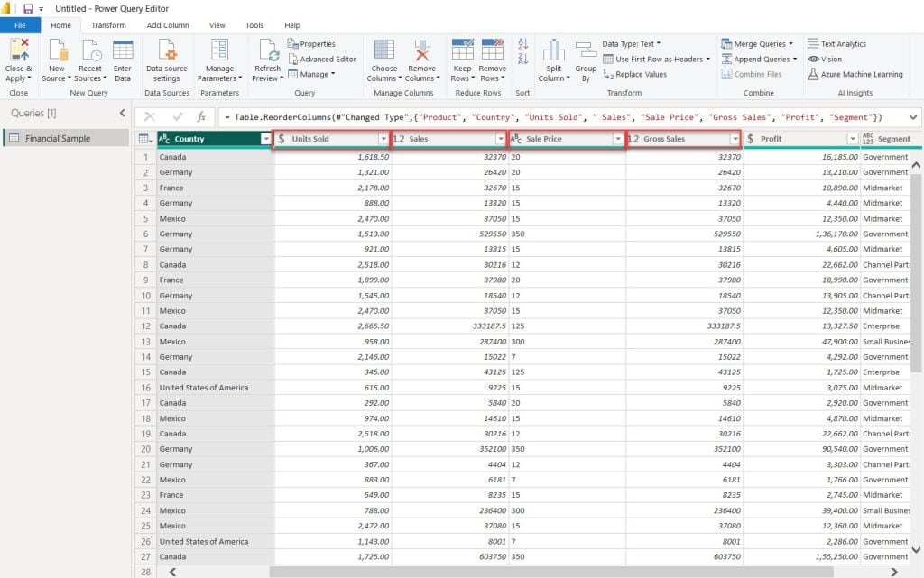 Change Data Type in Power BI Change Data Type in Power BI