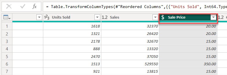 Change Data Type Power Query Power BI Desktop how to change the data type in power bi