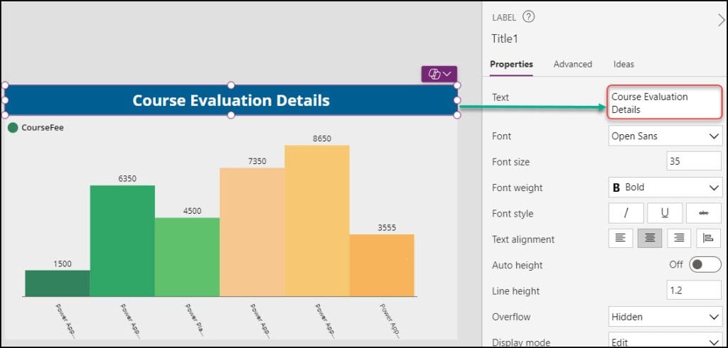 charts in power apps charts in power apps
