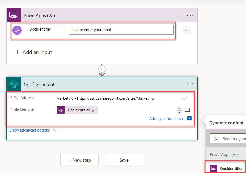 create a pdf from power apps flow