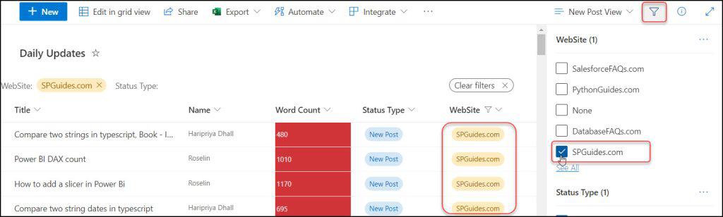 Create a view in SharePoint Online Create a view in SharePoint Online