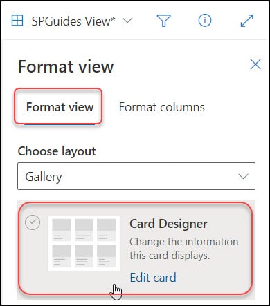 Create or edit a gallery view in SharePoint list Create or edit a gallery view in SharePoint list