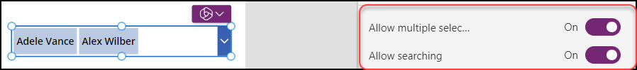 Create Person in Power Apps using Combo powerapps combobox person field