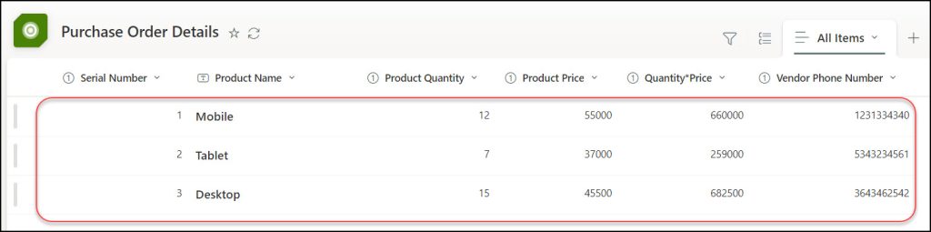 Create Power Apps repeating rows Create Power Apps repeating rows