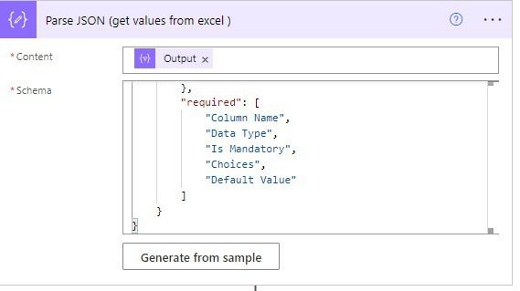 create SharePoint list with multiple types of column from excel using Microsoft flow create SharePoint list with multiple types of column from excel using Microsoft flow
