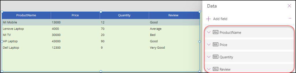 create table in powerapps create table in powerapps