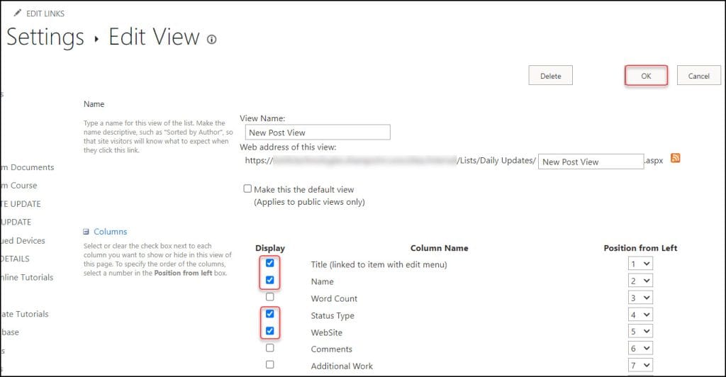 create view in sharepoint list create view in sharepoint list