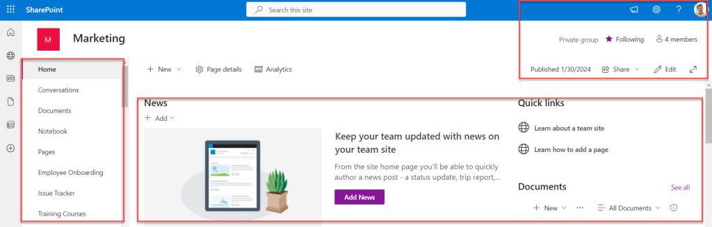 customize a SharePoint Online site customize a SharePoint Online site