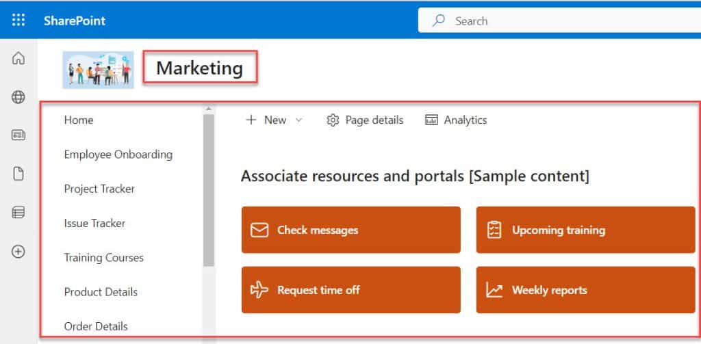 Customize SharePoint Online Site sharepoint customization examples