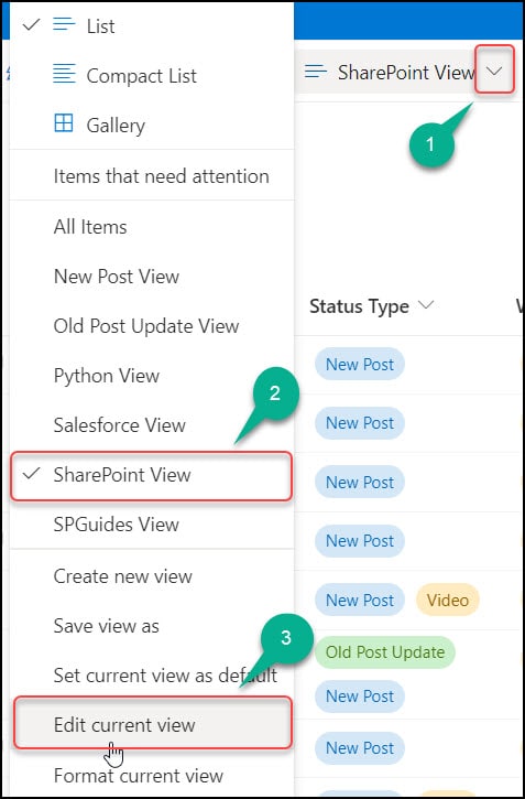 Delete a view in SharePoint Online Delete a view in SharePoint Online