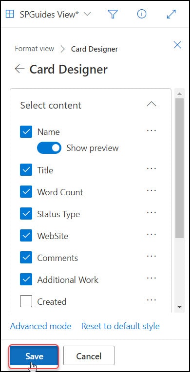 Edit a gallery view in SharePoint list Edit a gallery view in SharePoint list