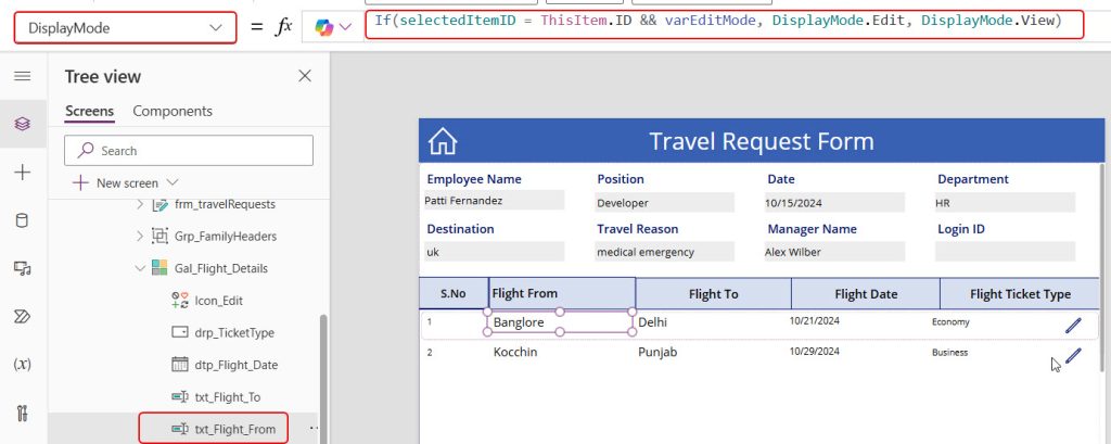 edit power apps repeating table items edit power apps repeating table items