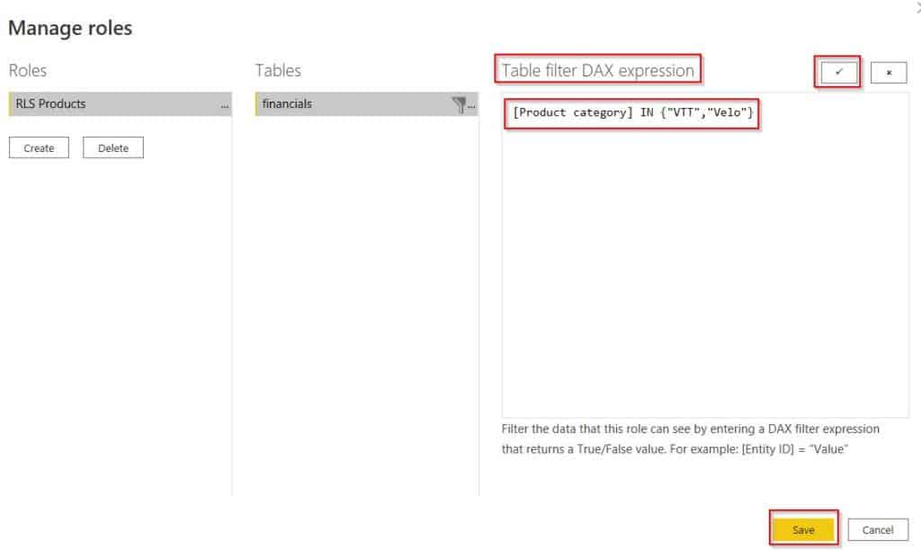 Example of Power BI Row level Security Example of Power BI Row-level Security
