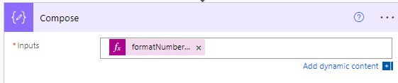 format number function in Power Automate formatNumber() in Power Automate