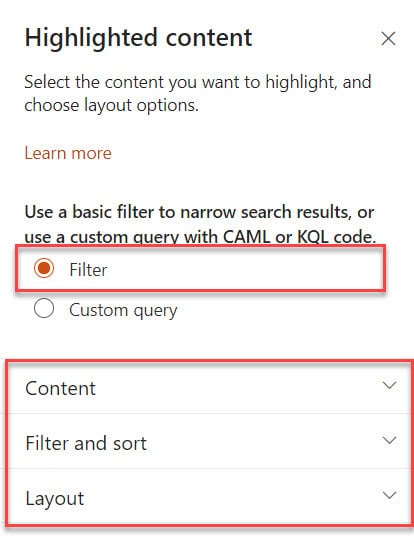 highlighted content web part kql highlighted content web part kql examples