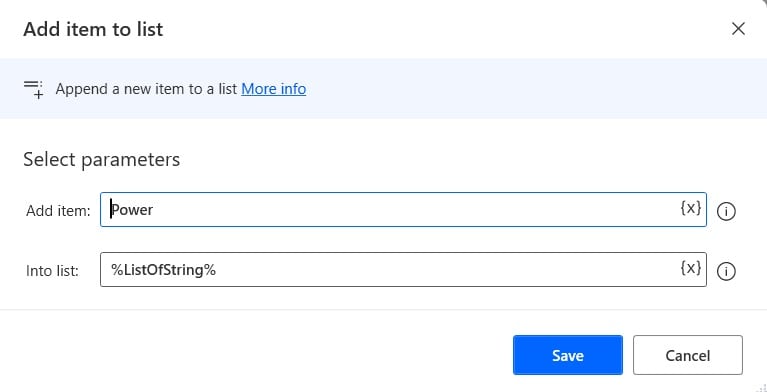 How to concatenate list of strings using Microsoft Power Automate Desktop How to concatenate list of strings using Microsoft Power Automate Desktop