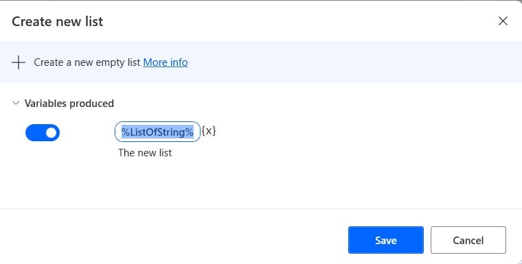 How to concatenate list of strings using Power Automate Desktop How to concatenate list of strings using Power Automate Desktop