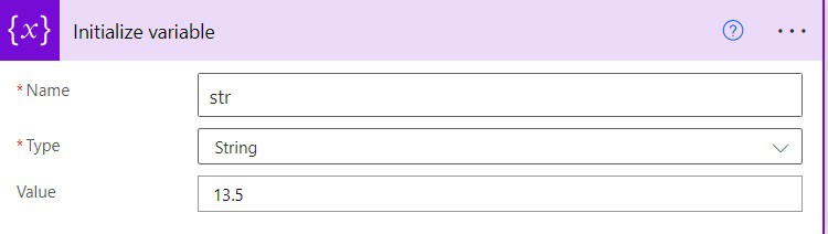How to convert string to decimal number Microsoft power automate