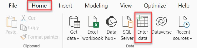 how to create a measure table in power bi