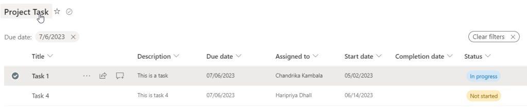 How to create SharePoint list view using Microsoft flow