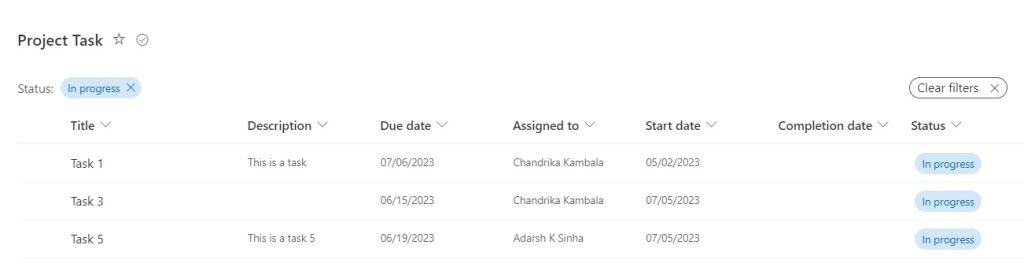 How to create SharePoint list view using MS flow