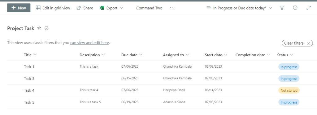How to create SharePoint list view using MS Power automate