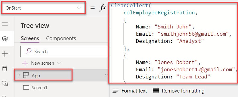 How to deselect the Power Apps data table default row How to deselect the Power Apps data table default row