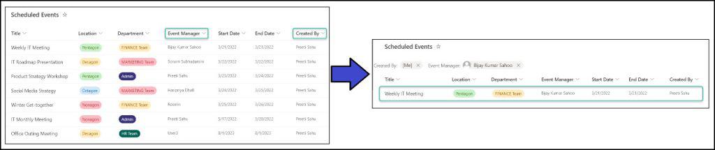 How to filter SharePoint list column with username of the current user How to filter SharePoint list column with username of the current user