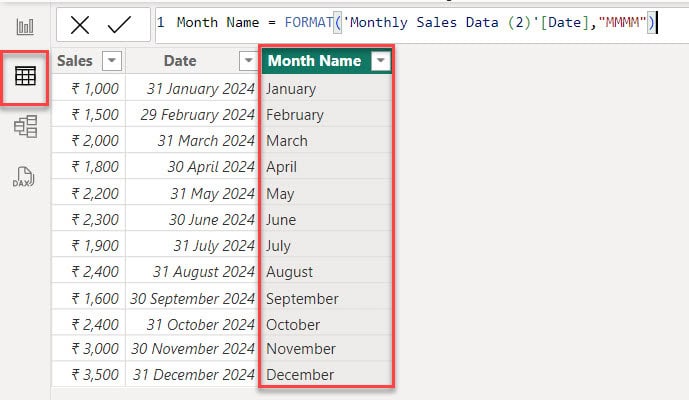 how to get month name from date in power bi how to get month name from date in power bi