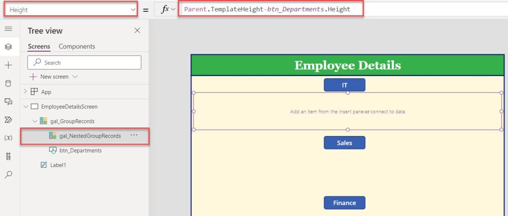 How to Group Items in the Power Apps Gallery Control