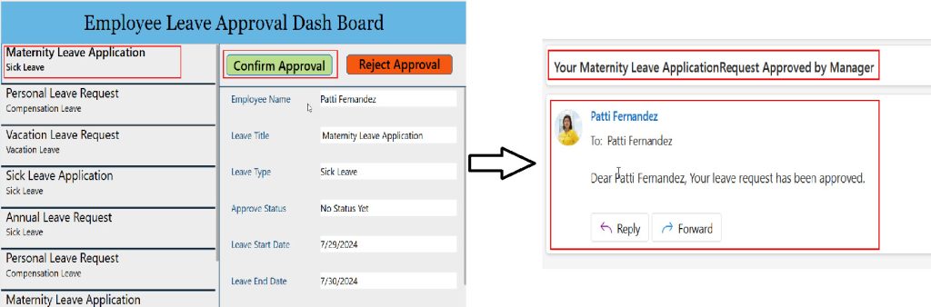 how to send approval mails from power apps