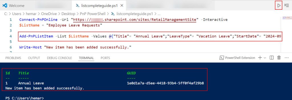 how to update sharepoint list item using powershell