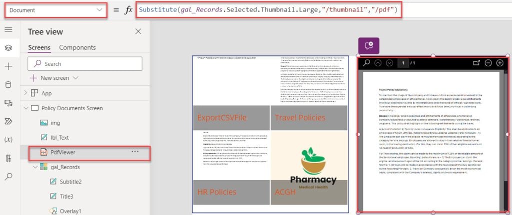 how to use pdf viewer in power apps