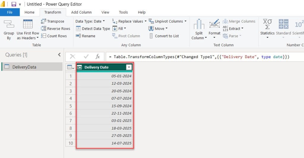 image power query date format yyyymmdd