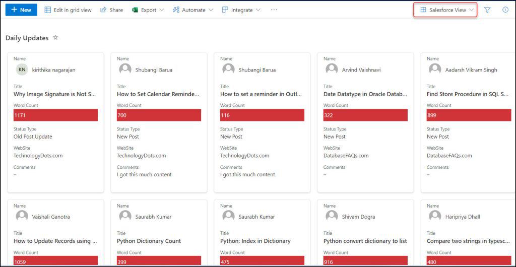 list view in sharepoint list view in sharepoint