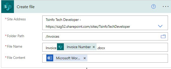 Microsoft power automate create word document from sharepoint Online list Microsoft power automate create word document from sharepoint Online list