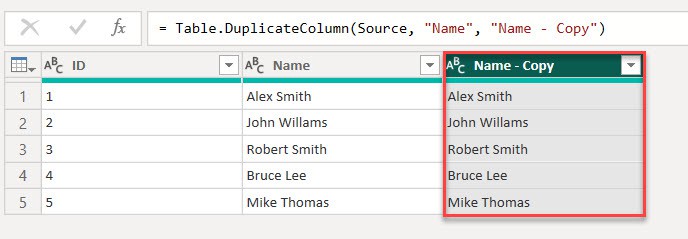Microsoft power bi split column but keep original