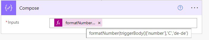 MS power automate flow format number as currency MS power automate flow format number as currency