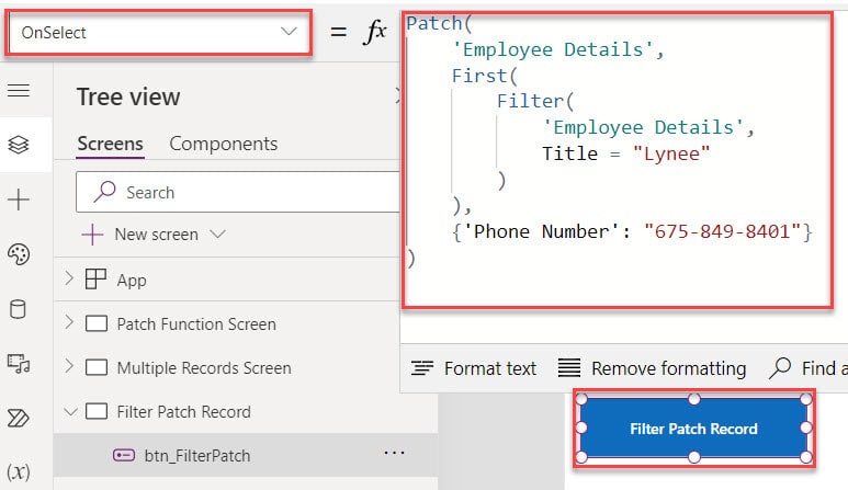 Patch Filter Power Apps Patch Filter Power Apps