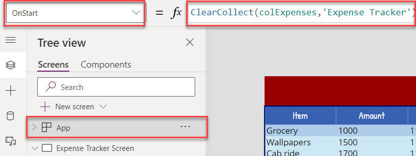 Power Apps Data Table Sum Column using a SharePoint List