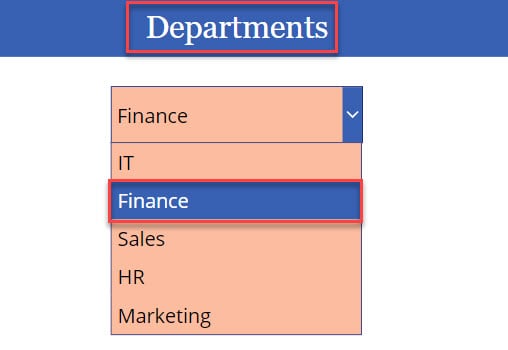 power apps dropdown default power apps dropdown default
