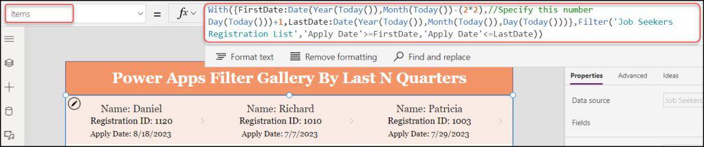 Power Apps Filter Gallery By Previous N Quarters Power Apps Filter Gallery By Previous N Quarters