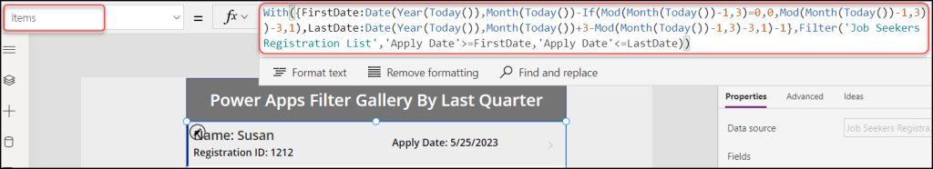 Power Apps Filter Gallery By Previous Quarter Power Apps Filter Gallery By Previous Quarter
