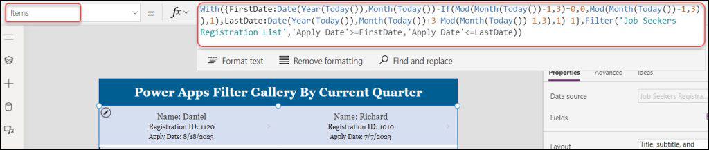 Power Apps Filter Gallery By This Quarter Power Apps Filter Gallery By This Quarter