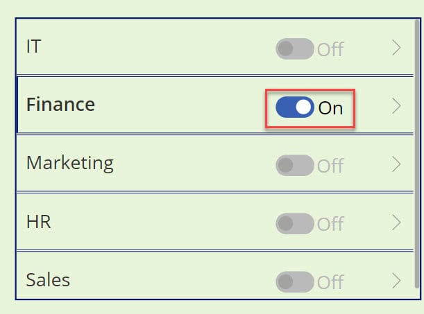 power apps gallery toggle button power apps gallery toggle button