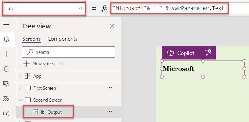 Power Apps Navigate Screen with parameter Power Apps Navigate Screen with parameter