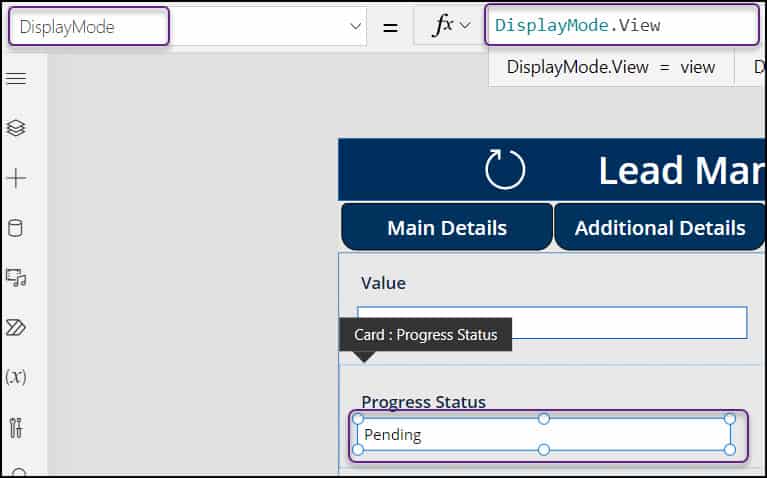 Power Apps Set Dropdown control to view tabbed forms in power apps